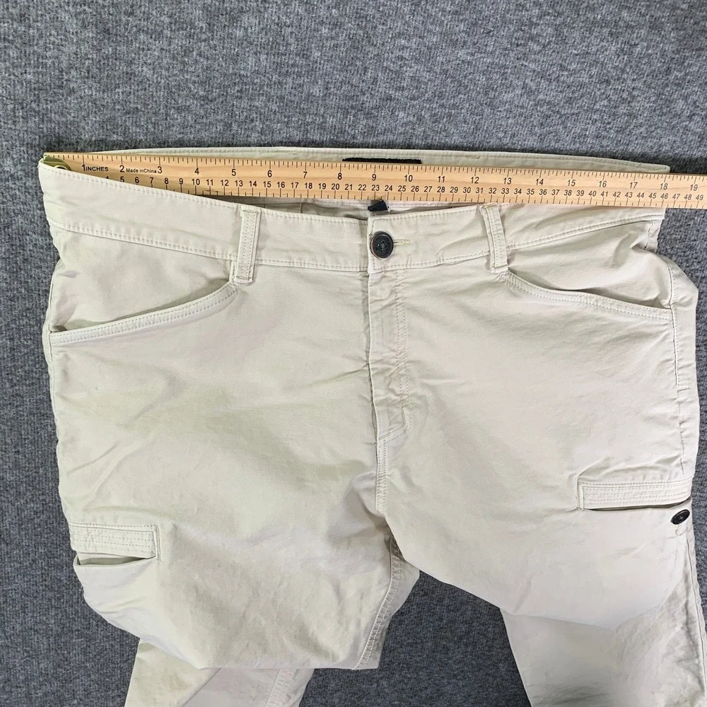 Aether Pants Men 36x31 Cream Outdoor Stretch Modern Hiking Chino